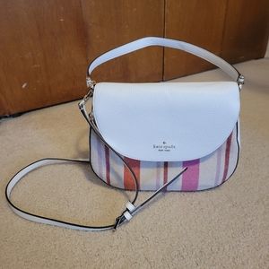 Kate Spade Leather/Fabric Crossbody